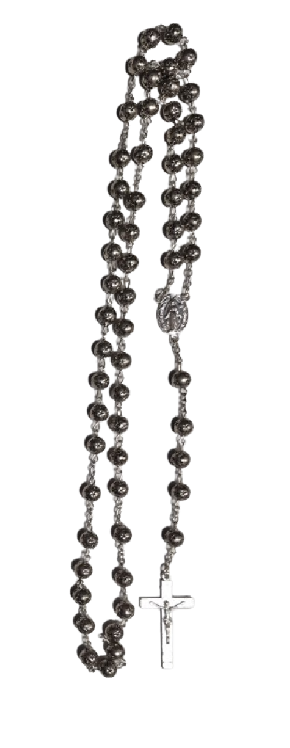Chapelet Perles Métal étoilées