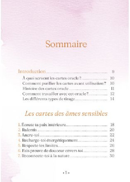 L'oracle des Âmes Sensibles (26.00€ TTC)