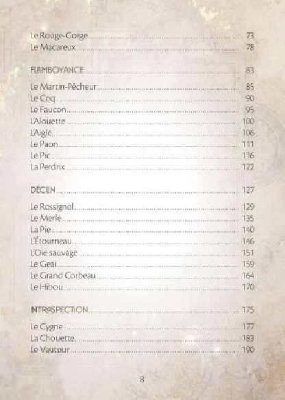 L'oracle des oiseaux messagers (28.00€ TTC)
