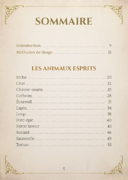 L'Oracle des animaux de lumière (28.00€ TTC)