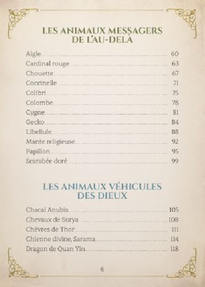 L'Oracle des animaux de lumière (28.00€ TTC)
