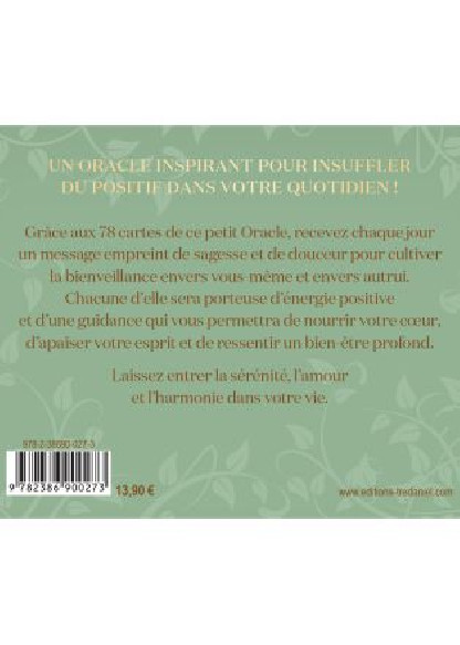 Le petit Oracle des messages bienveillants (13.90€ TTC)