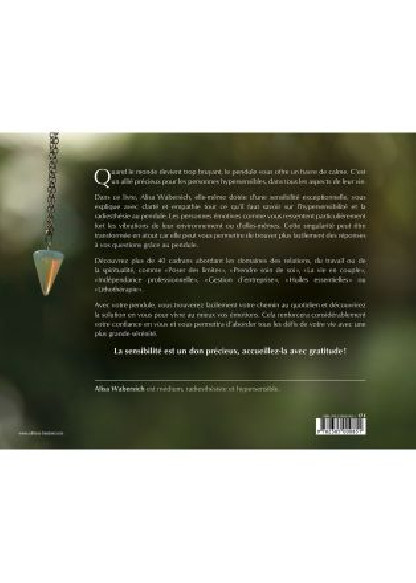 Le guide du pendule pour les hypersensibles (17.00€ TTC)