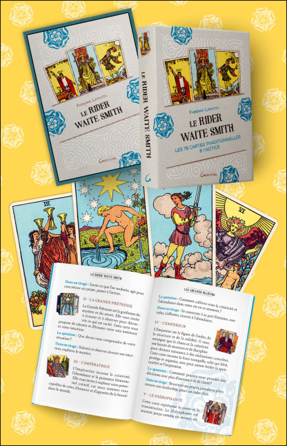 Le Rider Waite Smith - Les 78 cartes traditionnelles & 1 notice - Coffret ( 16.90€ TTC)