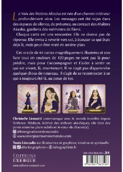 La Voix des Maîtres Akasha (26.00€ TTC)