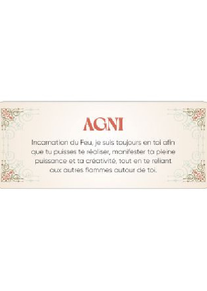 Le petit oracle des dieux et déesses de l'Inde (14.90€ TTC)