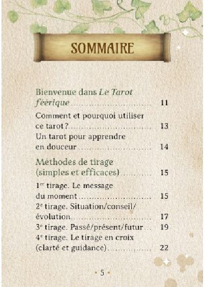 Le Tarot Féérique (26.00€ TTC)