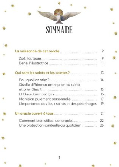 L'oracle des saintes et des saints (28.00€ TTC)