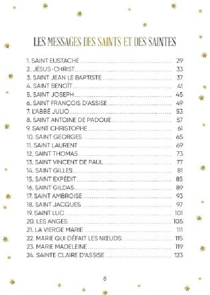L'oracle des saintes et des saints (28.00€ TTC)