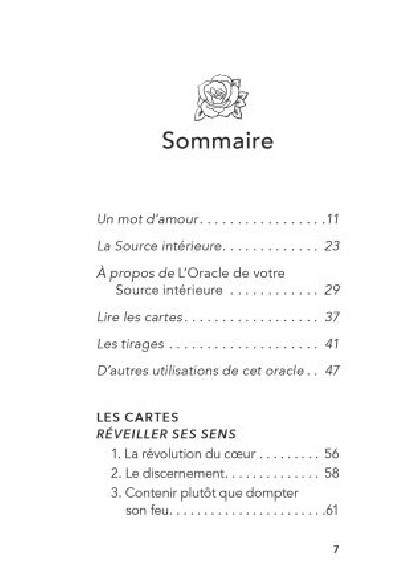 L'oracle de votre source intérieure (24.90€ TTC)