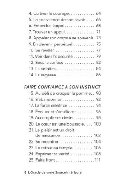 L'oracle de votre source intérieure (24.90€ TTC)