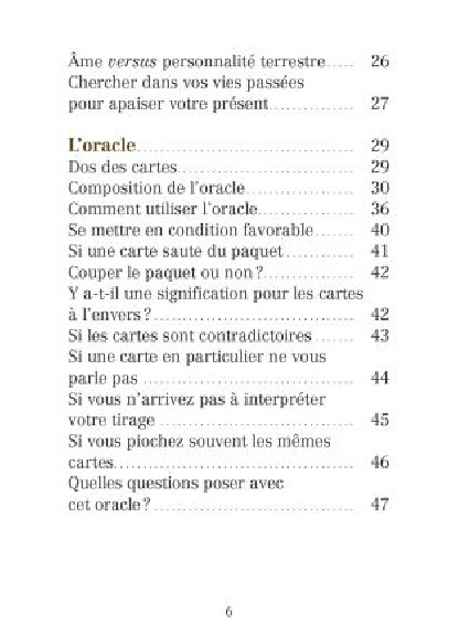 L'Oracle du karma (27.00€ TTC)