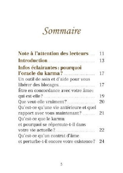 L'Oracle du karma (27.00€ TTC)