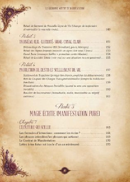Le grimoire Witchy de manifestation (19.90€ TTC)