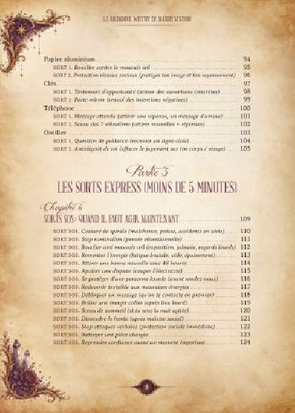 Le grimoire Witchy de manifestation (19.90€ TTC)