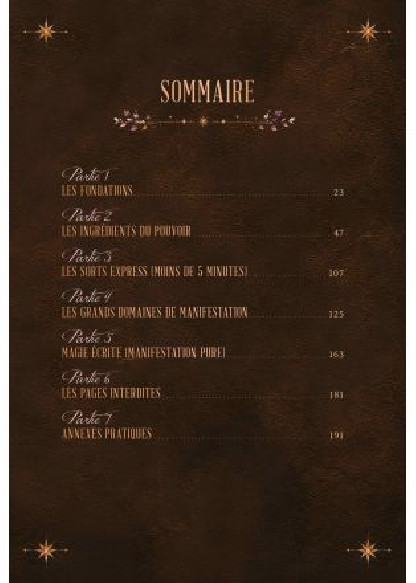 Le grimoire Witchy de manifestation (19.90€ TTC)