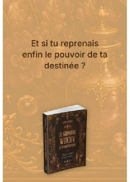 Le grimoire Witchy de manifestation (19.90€ TTC)