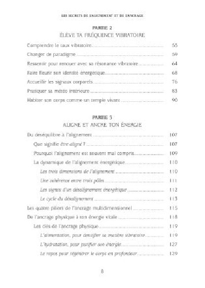 Les secrets de l'alignement et de l'ancrage (19.90€ TTC)