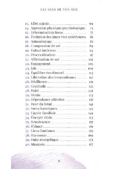 Les sens de ton âme (24.90€ TTC)