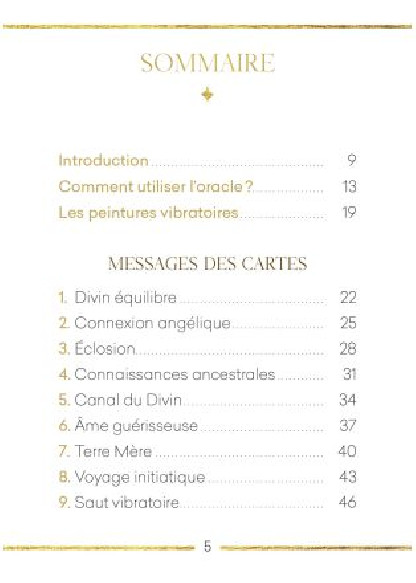 Messages des énergies sacrées (24.90€ TTC)