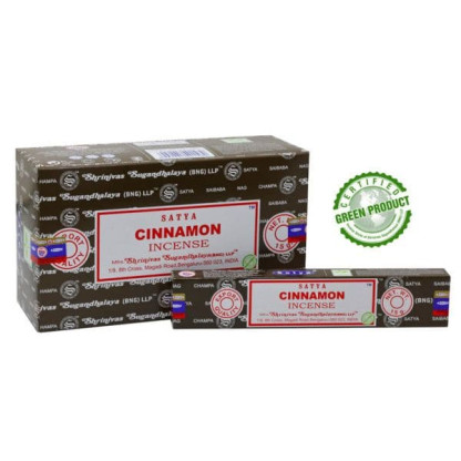 Encens Bâtons CANNELLE Satya - (Boîte de 12 paquets de 15g)