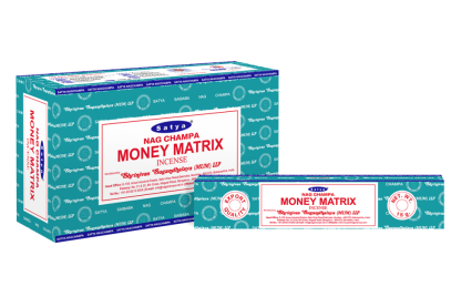 Encens Bâtons MONEY MATRIX Satya - (Boîte de 12 paquets de 15g)