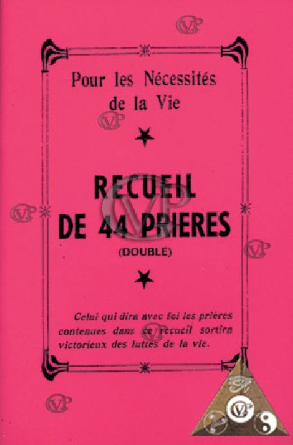RECUEIL DE 44 PRIERES (CON001 )
