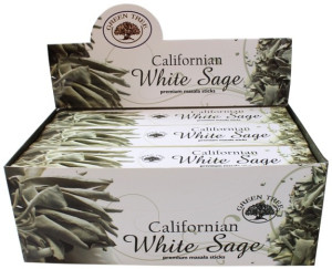 Encens Sauge Blanche en stick Green Tree "Californian White Sage" - 15 grs