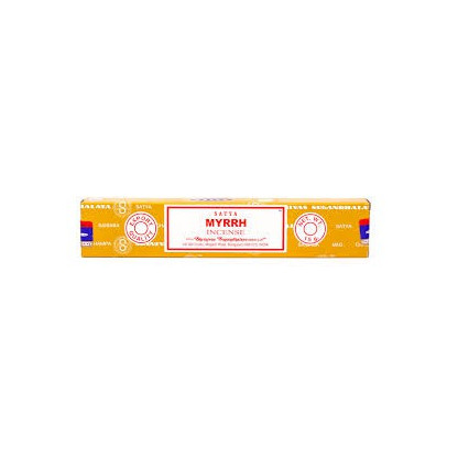 Encens Bâton Myrrhe Satya - paquet de 15 gr    
