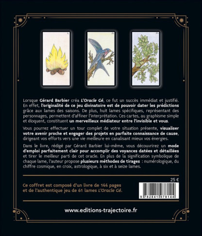 COFFRET L’ORACLE GÉ Le livre + Le jeu original (25,00€ TTC)