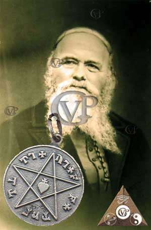 MÉDAILLE DU PENTAGRAMME & SCEAU DE SALOMON en Métal Argenté