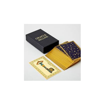 L'ORACLE BELLINE "version luxe " Cartes Tranches OR