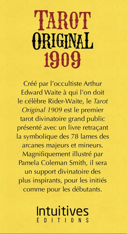 Tarot original 1909 (24.90€ TTC)