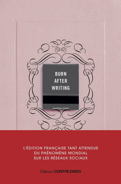 Burn after writing (12.90€ TTC)