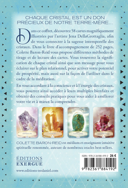 L'Esprit des cristaux Cartes oracle - Coffret (26€ TTC)