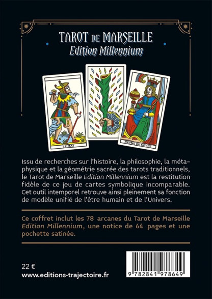 Le Tarot de Marseille Éd. Millenium - (22€ TTC)