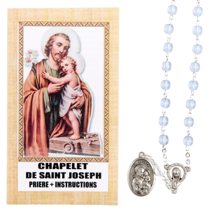 CHAPELET SAINT JOSEPH + IMAGE PRIERE ET INSTRUCTIONS